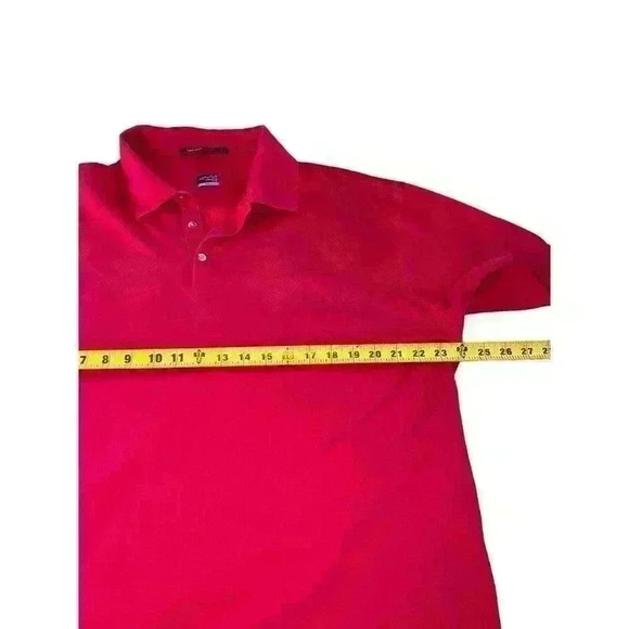 Nike Dri Fit Tiger Woods Collection Golf Shirt Polo Red SS 256442-679 Mens XL - Picture 6 of 9